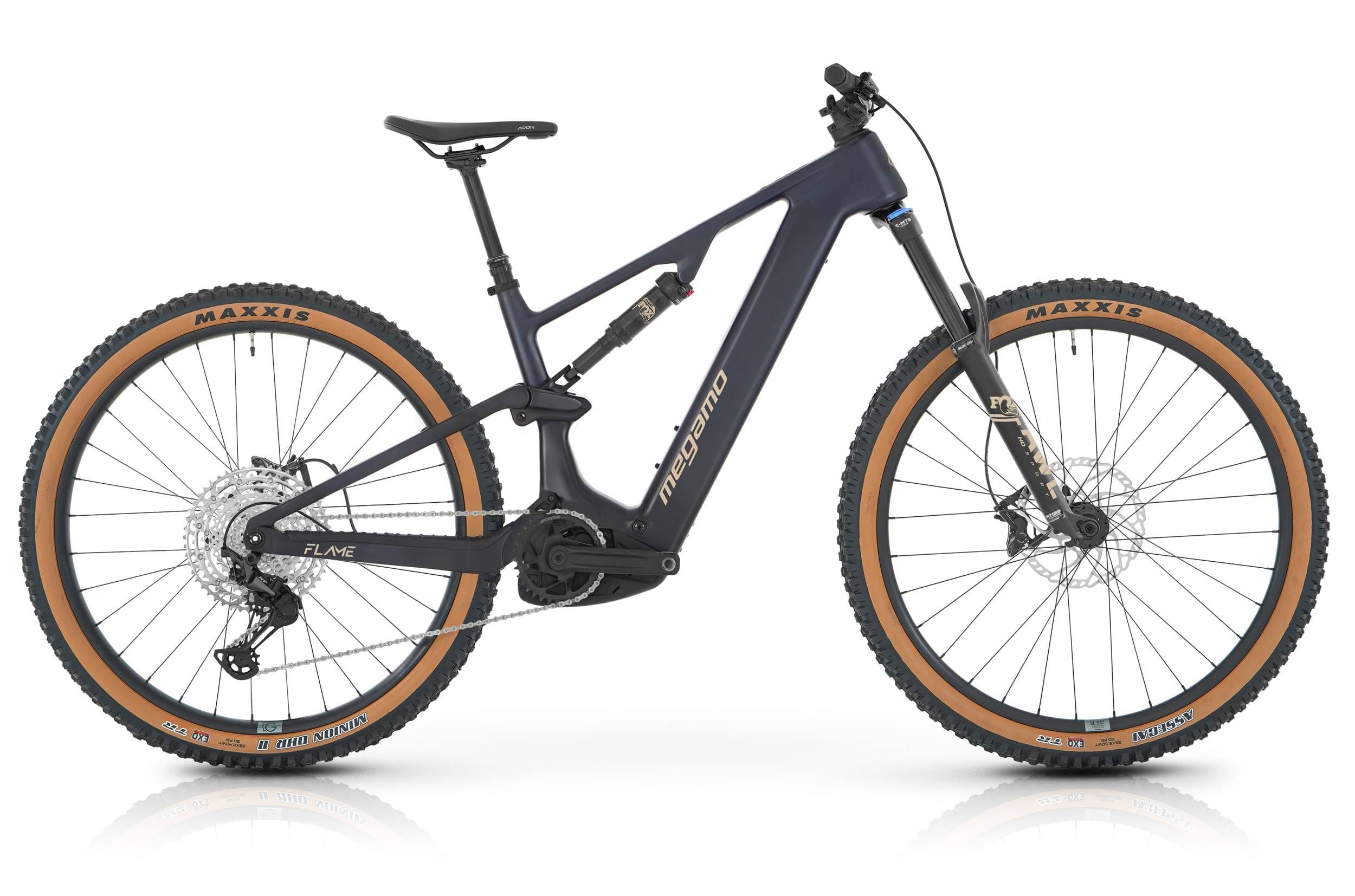 Megamo Flame CRB 07 2026 - Shimano XT 1x12sp - Aluminium - 128 / s / forest