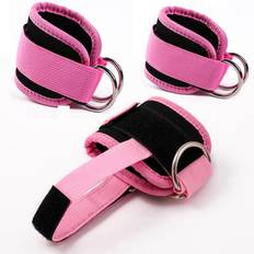 Fitness Ankle Straps Adjustable Support Cuffs Gym Leg Excercises Training Workouts Sports Fit Guard Abductors One Size