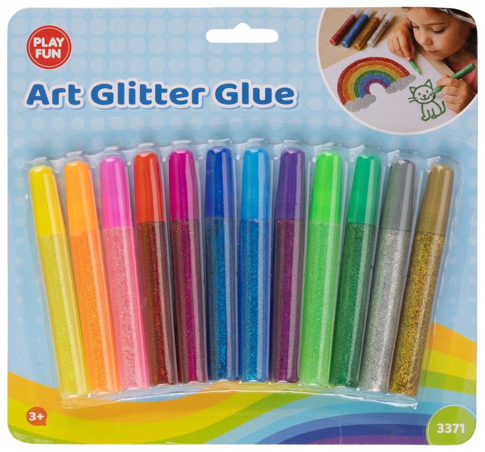 Glitterlim - 12 stycken