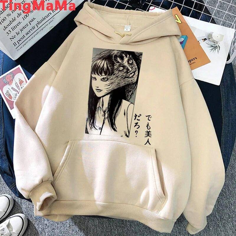Junji Ito Shintaro Kago Tomie hoodies Unisex harajuku anime y2k estetisk Unisex hoodies kläder harajuku Unisex hoodie cm