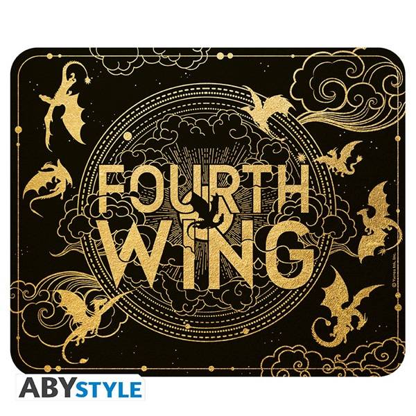 Fourth Wing - Golden Logo - Flexible Mousepad/MusemÃ¥tte