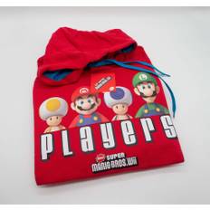 New Super Mario Bros Wii Hoddie Herren XL Rot/ Blau