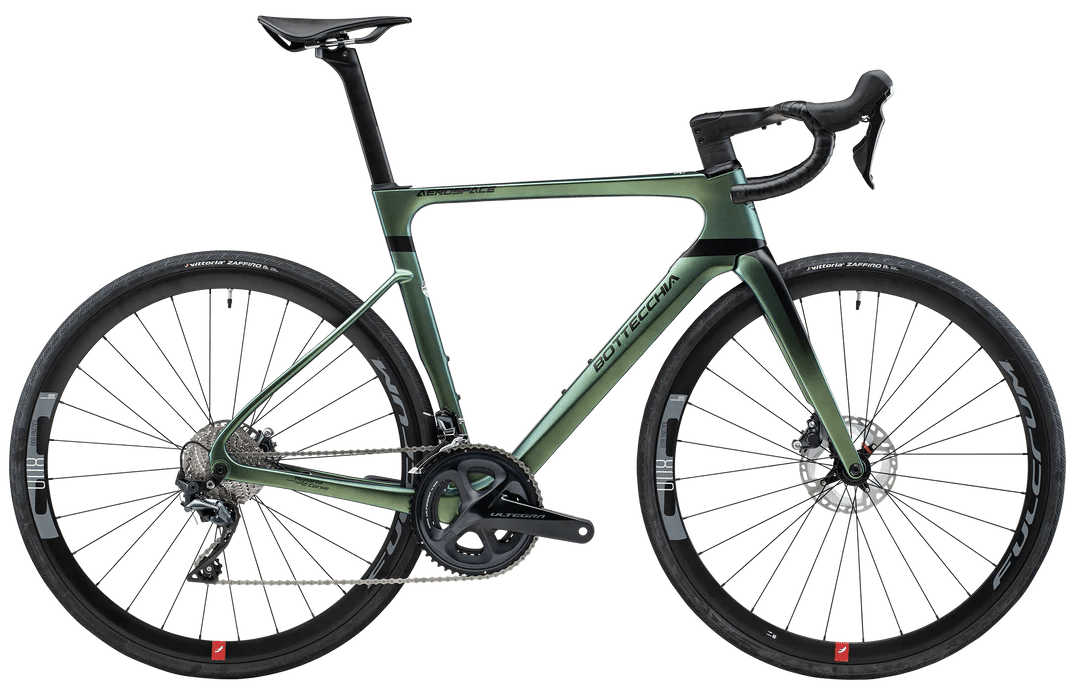 Bottecchia Aerospace 2025 - Shimano Ultegra Di2 12sp - ITM Carbon 40mm FUGA - 053 / 55 / F2 VERDE ORO OPACO