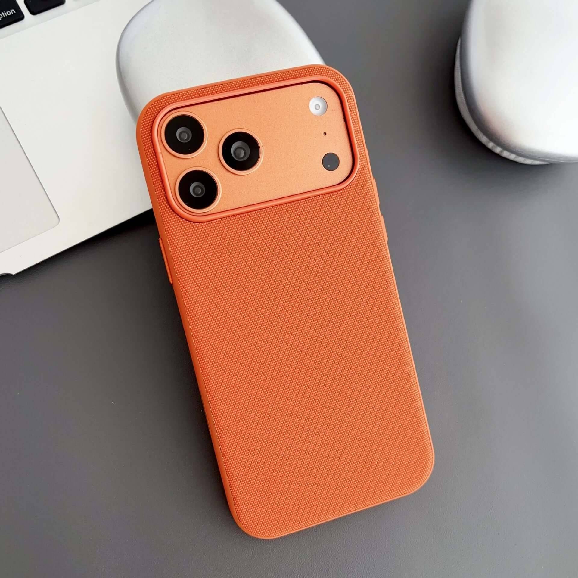 Tech Fabric Magnetic MagSafe Case Compatible iPhone - Orange / IPhone16ProMax