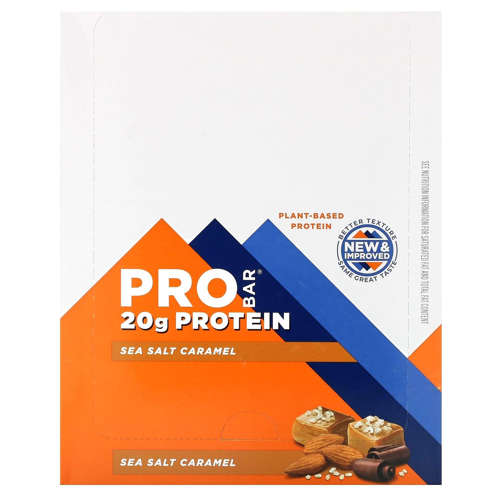Protein Bar, Sea Salt Caramel, 12 Bars, 70G (2.47Oz) Each