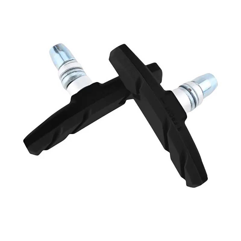 INF 2-pack cykelbromsbelägg i aluminiumlegering och gummi - Svart