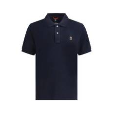 Parajumpers, Topp, Herr, S, Logo Patch Polo Shirt - blue (S)