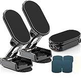 AXFEE Mobilhållare magnetisk magnetisk mobiltelefonhållare Uppgraderad magnet Vikbar mobiltelefonhållare magnet med böjbar klibbig bas, 360° mobiltelefonhållare bil kompatibel med iPhone alla