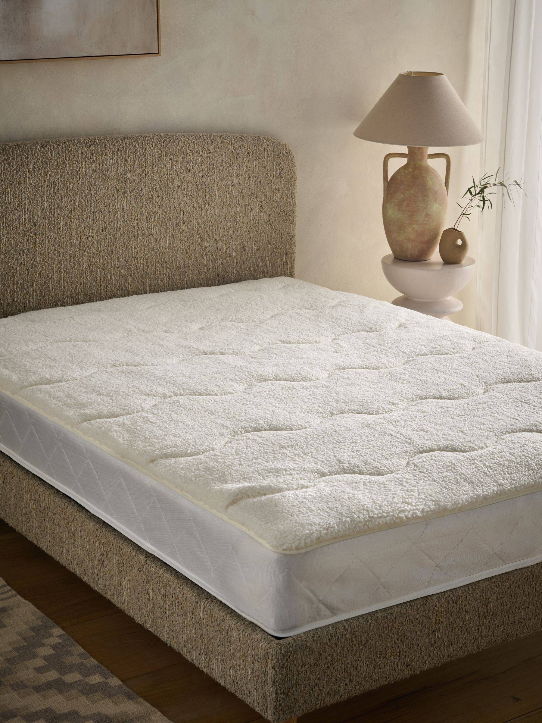 Next Cosy Fleece Reversible Mattress Protector