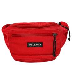 Balenciaga Vintage, Vintage , Herre, Rød, ONE SIZE, Nylon, Pre-owned Explorer Nylon Bæltetaske