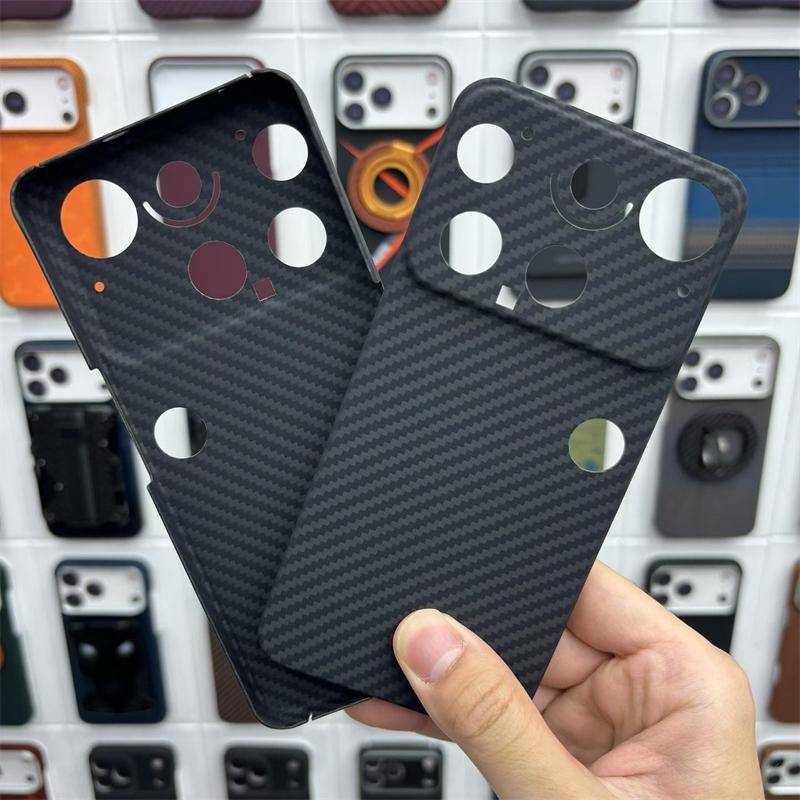För Nothing Phone 3 Fodral 1500D Aramid Kevlarfiber Skydd Lättvikt Värmeavledning Kamera Upphöjt Skydd Affärsskal gray