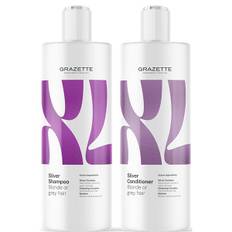 Grazette XL Silverkit Shampoo 400ml + Silver Conditioner 400ml