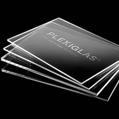 AtHaus Acrylglas PLEXIGLAS ® 2-10 mm Zuschnitt Scheibe Transparent Glasklar Materialstärke und Größe Wählbar Premium (5 mm, 500 x 500 mm)