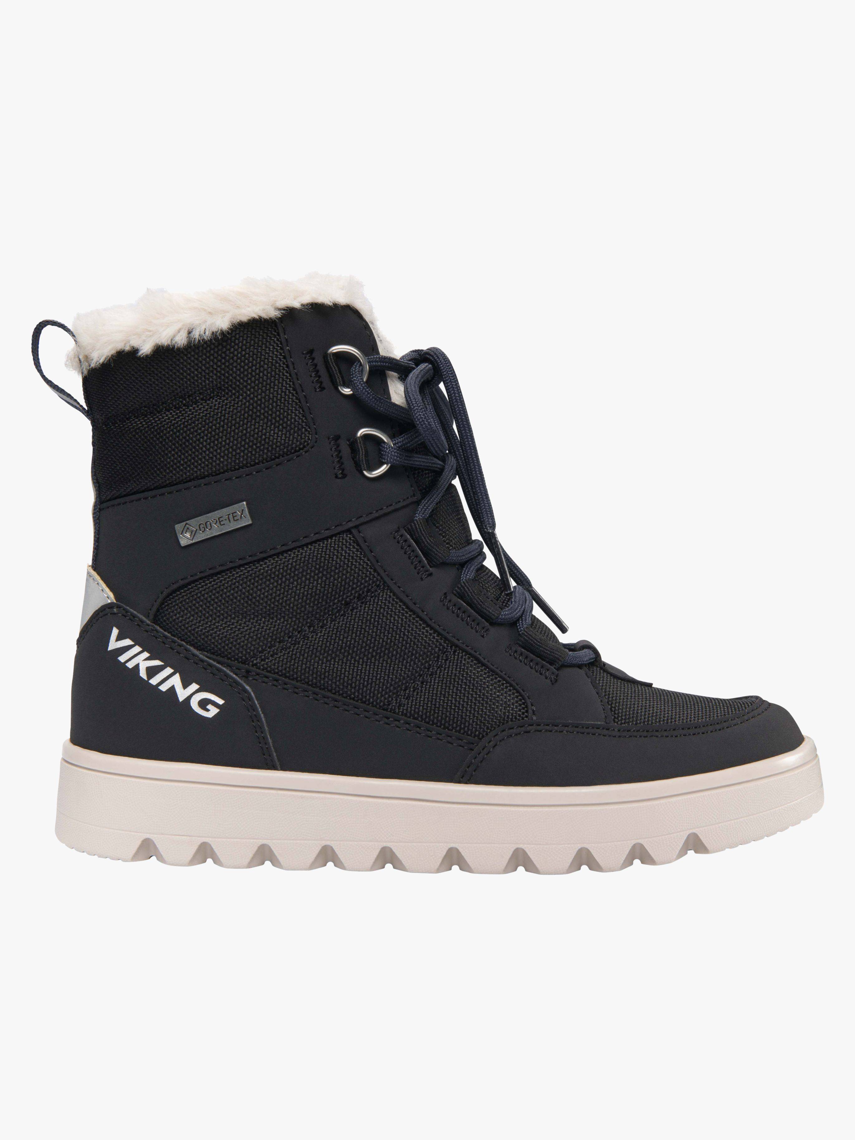 Viking Fleek Zip GTX Vinterkängor, Svart, 33