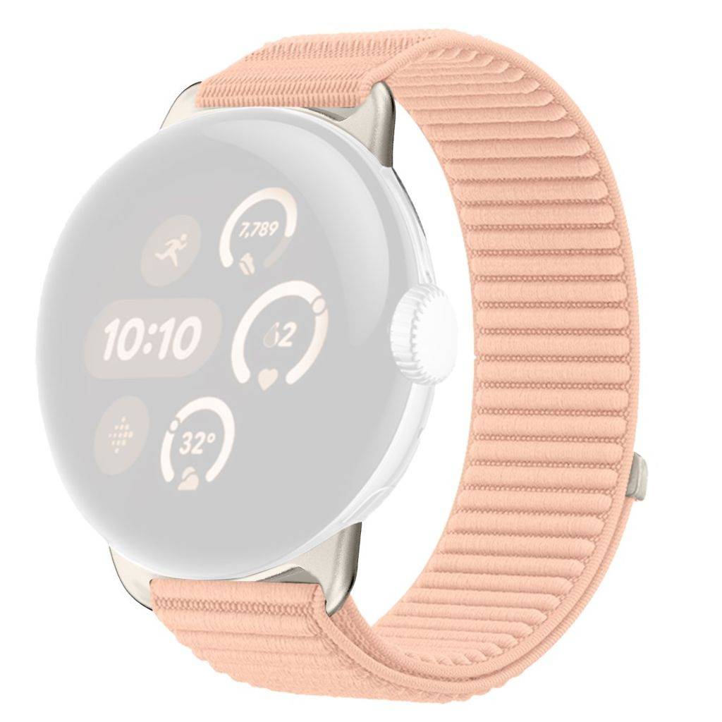 Google Pixel Watch 4 45 mm etc. Klockarmband i nylon - rosa