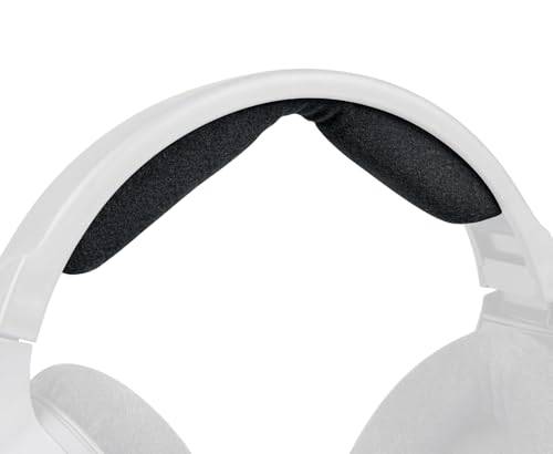 SOULWIT Nano Tyg Ersättnings huvudband Kit för Sennheiser HD660S/HD660S2/HD650/HD600/HD6XX/HD58X/HD580/HD565/HD545/HD535 Hörlurar, Pannband Huvudbygel Överdrag Reparationsdel(2-Bulges)
