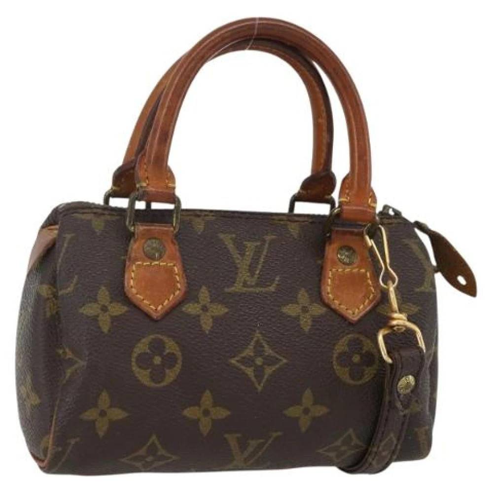 Louis Vuitton Vintage Pre-owned Canvas Mini Taske - Vintage - Dame - Brun - ONE SIZE -