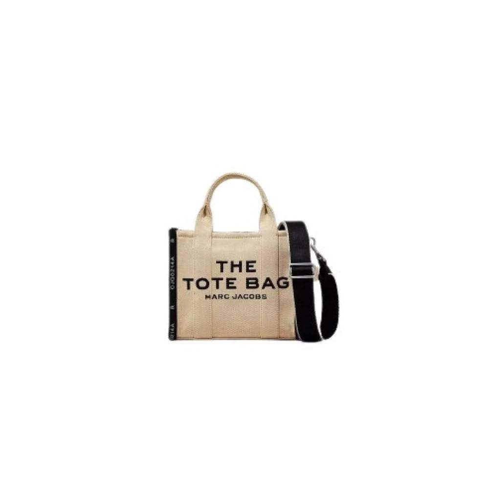 Marc Jacobs The Jacquard Small Tote Bag - - Tasker - Dame - Beige - ONE SIZE - The Jacquard Small Tote Bag