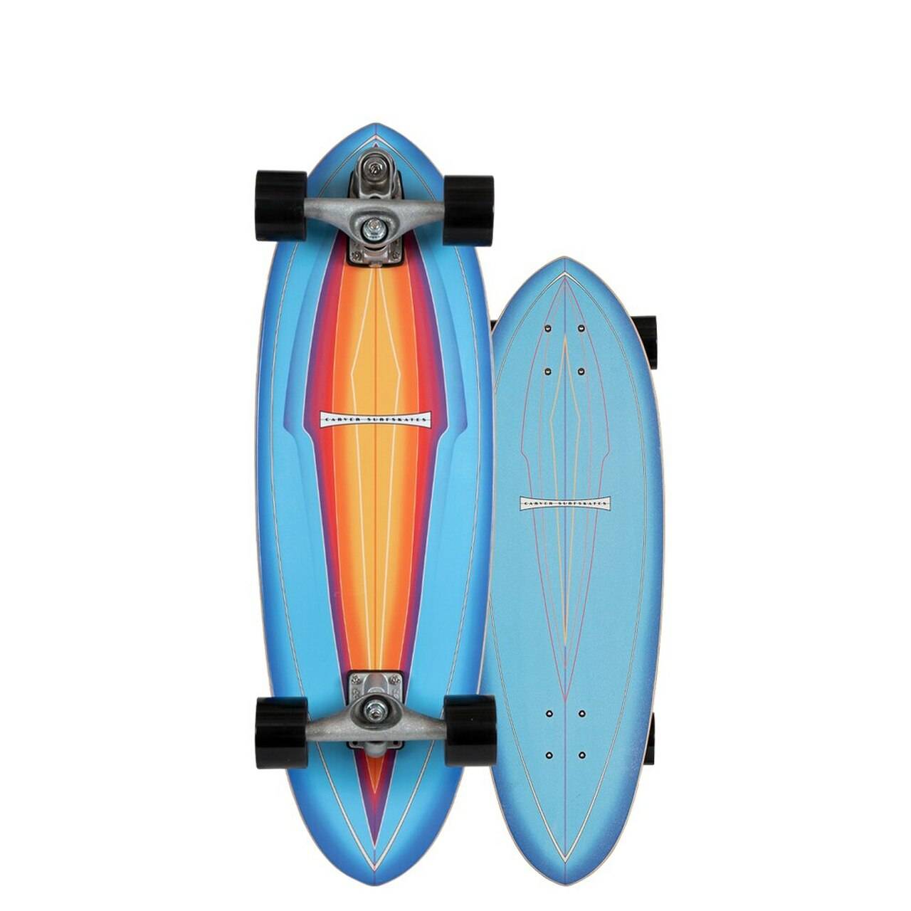 Carver Blue Haze 31" Surfskate (Truckar: Carver C7 Truck)
