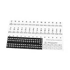 UPKOCH Piano Stickers Piano Tangentboard Stickers Instrument Levererar Piano Etikett Elektroniska Piano -Delar Transparent Stickers Begrängare Lärer Piano Tillbehör