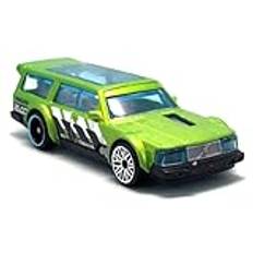 Hot Wheels – Volvo 240 Drift Wagon – HW Slammed 4/5 – HKJ07 – kort – Yokohama – grön metallisk – mattel 2023