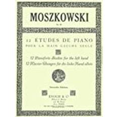 12 études de piano pour la main gauche seule. (A Monsieur Harold Bauer). Editions Enoch et Cie. Vers 1930. (Musique, Partition)