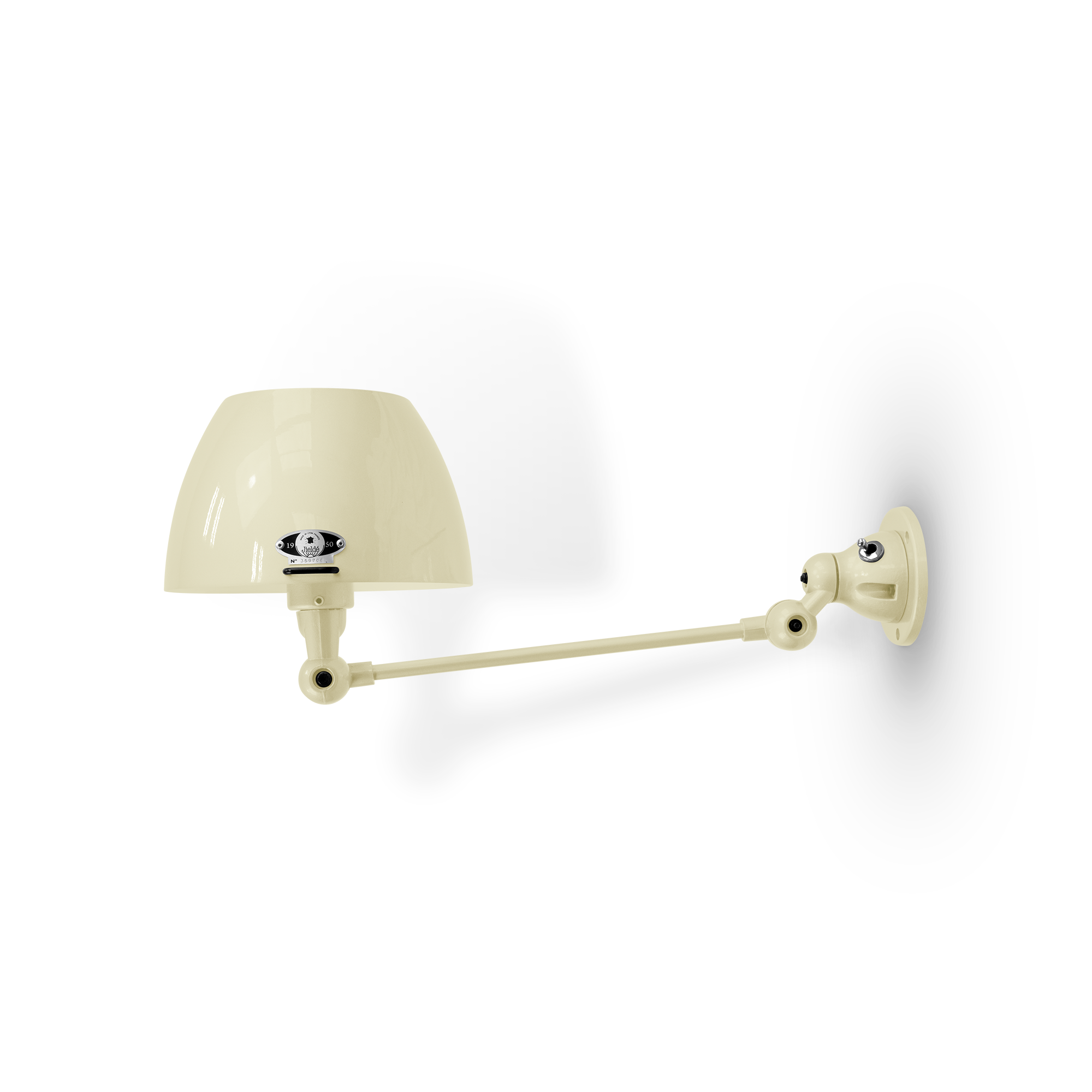 Aicler AIC301 væglampe fra Jieldé - Ivory / Blank