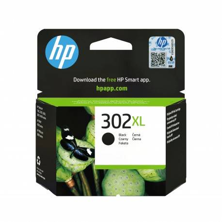 HP 302XL Original Sort Patron / F6U68AE High Capacity Black Ink