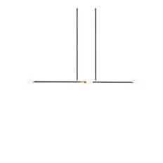 Roll & Hill - Apollo Chandelier 4 Lights, Matte Black, Brushed Brass, Oxidized Oak - Takkronor - McKenzie & Keim - Svart