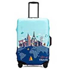 Maddy's Home Travel Luggage Cover Trolley Case Protective Cover Fits 22"-32" Inch Luggage (Go Travel, XL (Fit 29"-32" Suitcase))