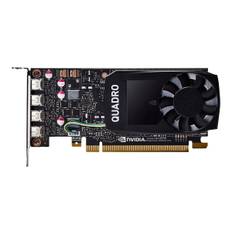 HP NVIDIA Quadro P1000 - Grafikkarten - 1 GPUs - Quadro P1000 - 4 GB GDDR5 - PCIe 3.0 x16 - 4 x Mini DisplayPort - für Workstation Z2 G4 (MT, SFF)