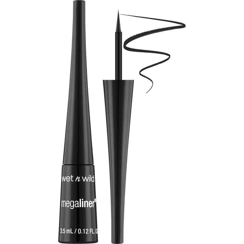 Wet N Wild Megaliner Flytande Eyeliner - E8711 Svart