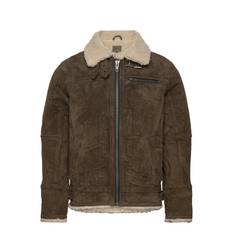 Jofama Axel Classic Pile Suede Jacket Grön
