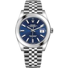 Rolex Herrklocka 126300-0024 Datejust 41 Blå/Stål Ø41 mm