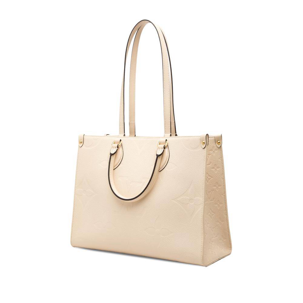 Louis Vuitton Vintage Onthego Stl. - Handväskor Från Magasin - Beige (L 26.50cm x W 34cm x D 15cm)
