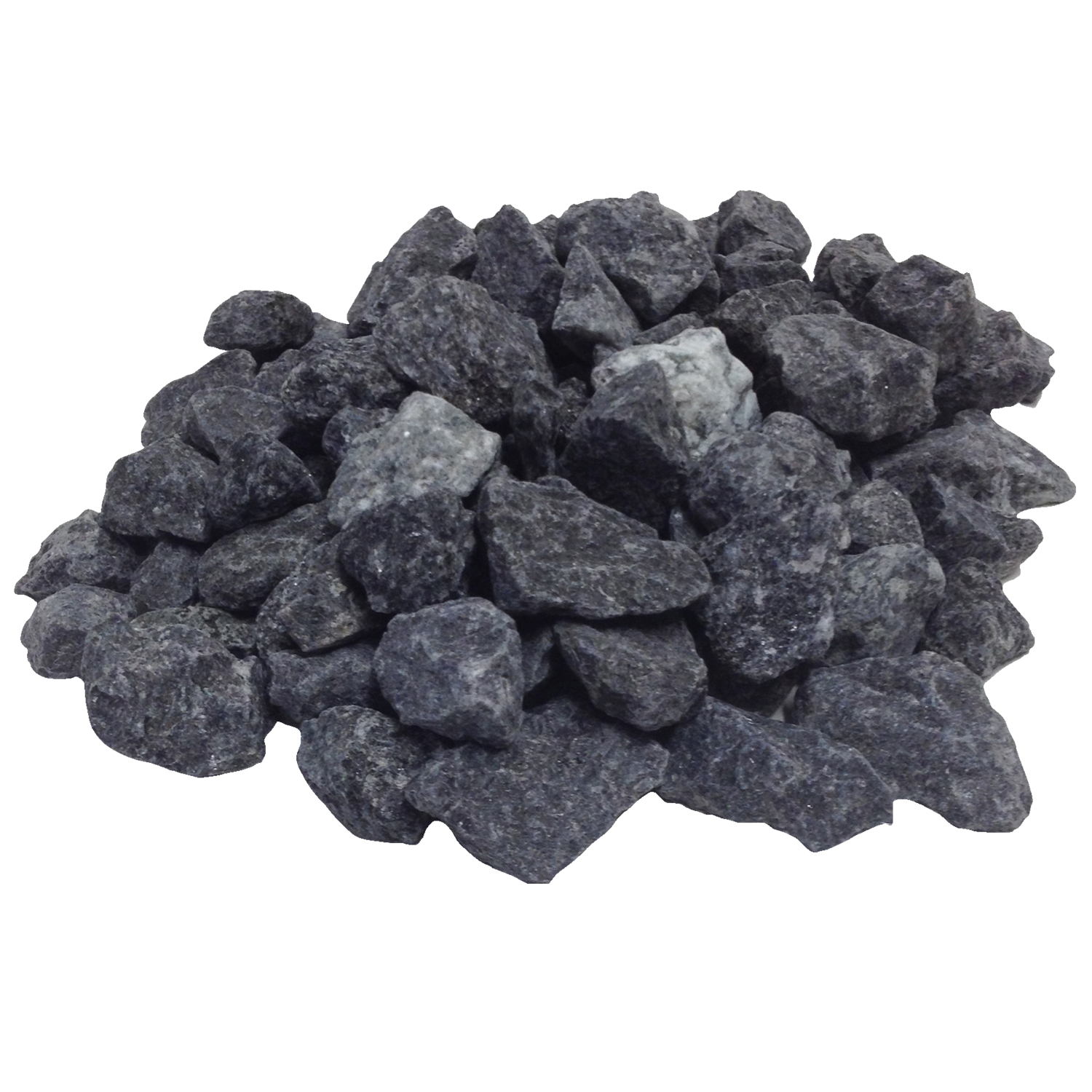 Sorte granitskærver 11/16 mm BigBag á 1000 kg