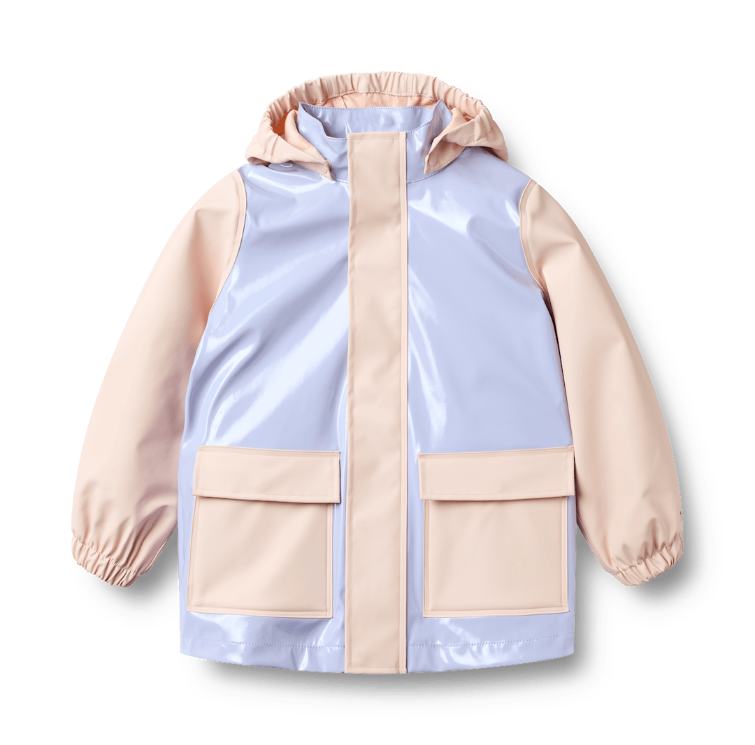 Wheat Rainwear Otu Jacket Lilac Cosmic Sky Lilac Cosmic Sky 98 cm Lilla 98 cm Drenge, Piger