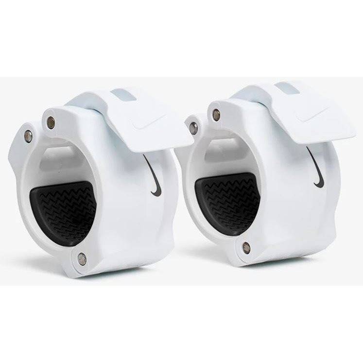 Nike Strength Barbell Collars, Viktlås - White/Black