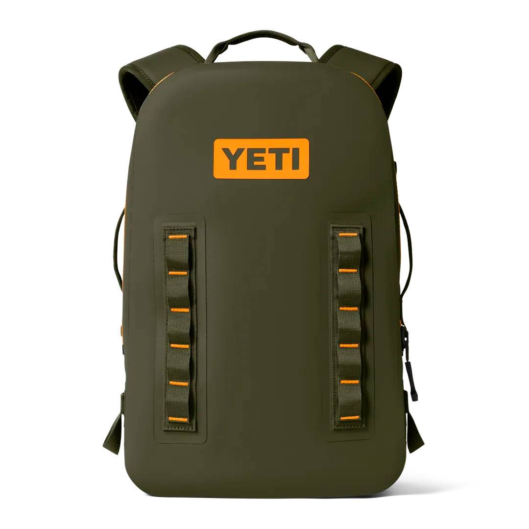 YETI Panga 28L Waterproof Backpack Olive/King Crab Orange