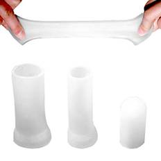 JSSMATE Male Penis Pumps Män Bigger Penis Extender Enlarger Pump Extension Enhancer Penisförstoring Silikon Pumping Glans Protection Cap för Penis Pumps Förstoring (3pcs silicone cap)