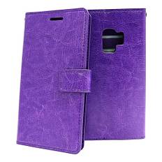 Crazy Horse Wallet Samsung Galaxy S9 (G960F) (Lila)