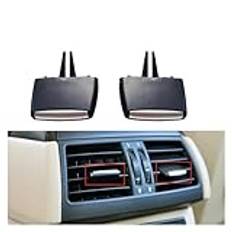 Luftkonditioneringsuttag Främre Bak AC Conditioner Friskluftsventil Utloppspanel För BMW X5 X6 E70 E71 E72 2007-2010 2011 2012 2013 2014 64229220101 Luftventil För Bil(Rear Slider)