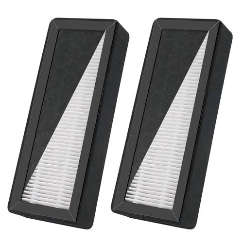 Nssnlur 2 st P2S X2D HEPA+Activated Carbon Air filter för bambu, HEAP aktivt kolfilter P2S X2D kolfilter ersättning för bambulab P2S VOCs PM2.5 fint damm två lager förbättrad filtrering