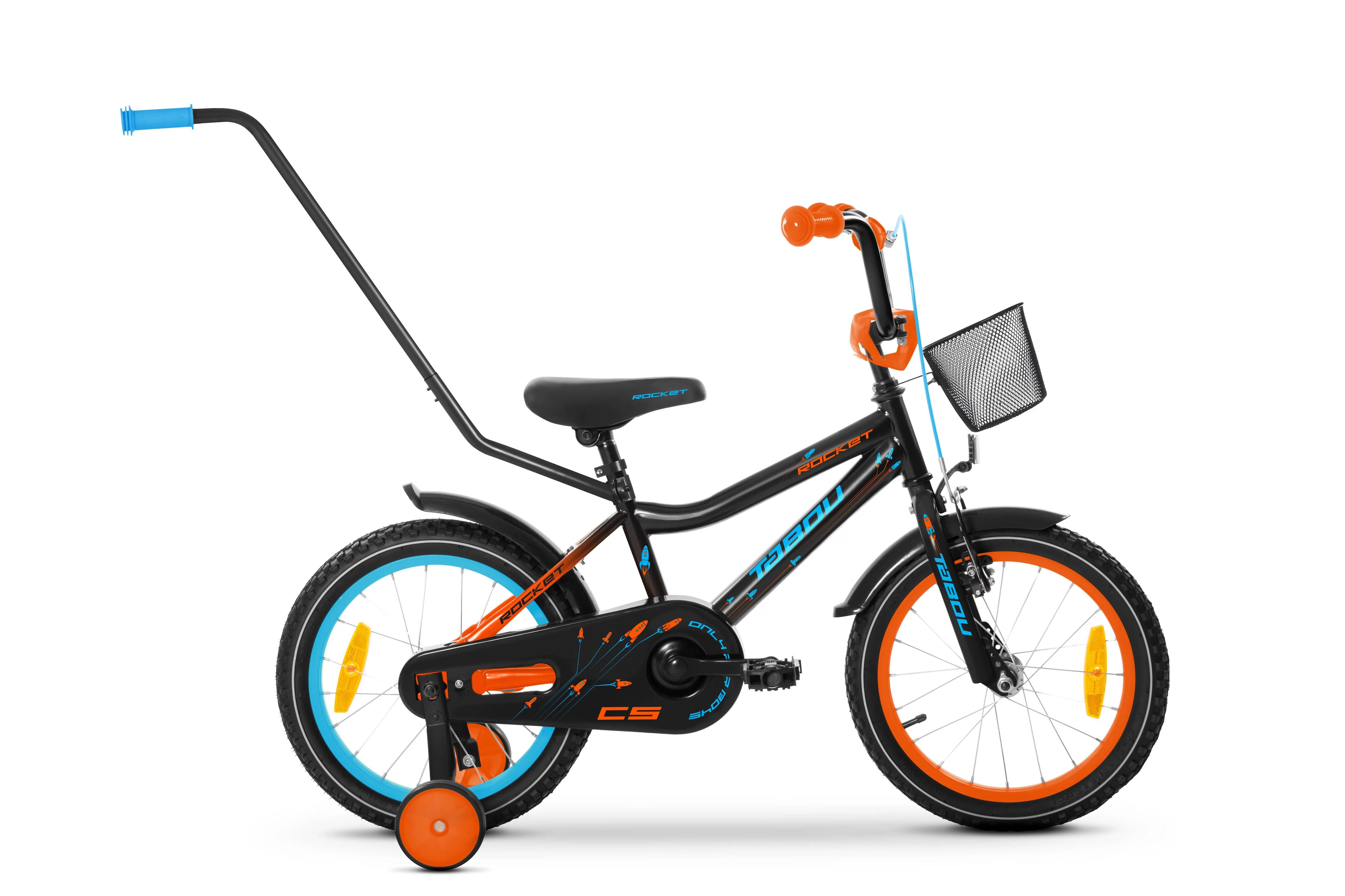Tabou Rocket 12 CS Alu Svart/Orange, 0 vxl / 12"