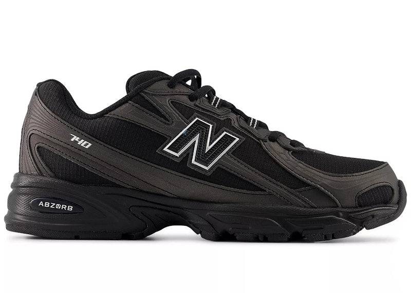 New Balance 740 Black Silver Metallic - 47.5 / Levering 3 til 6 dage
