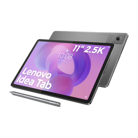 Lenovo Idea Tab 11" 8GB 128GB - Luna Grey + Pen MediaTek Dimensity 6300-processor 2,40 GHz , Android 15 eller nyere, 128 GB UFS 2.2