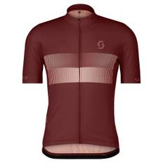 SCOTT RC Team 10 Kortärmad Jersey Mörkröd - Storlek XX-Large
