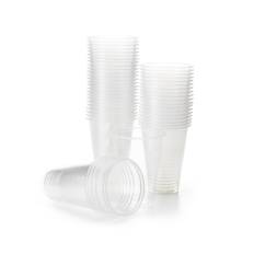 0,4 l. Plastmuggar Transparenta 50x