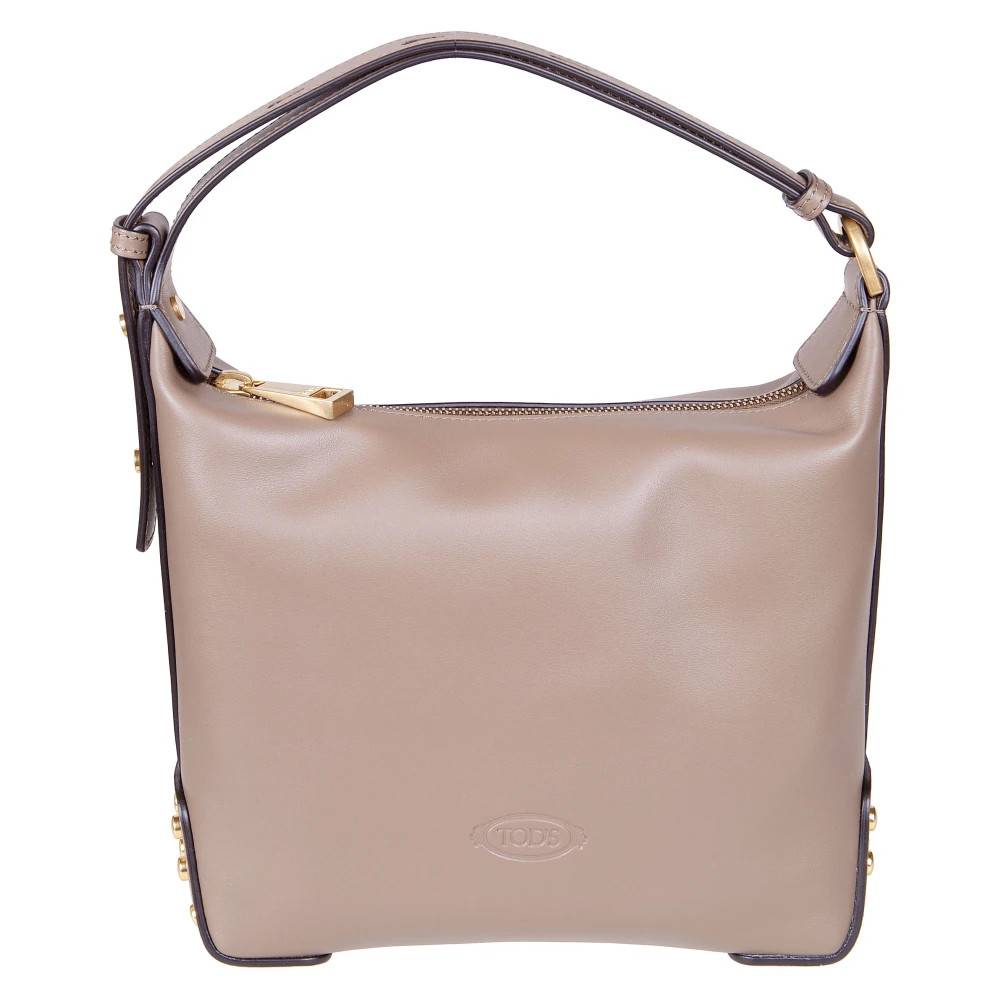 Tod's Skuldertaske i naturligt læder - Tasker - Dame - Beige - ONE SIZE - Uld
