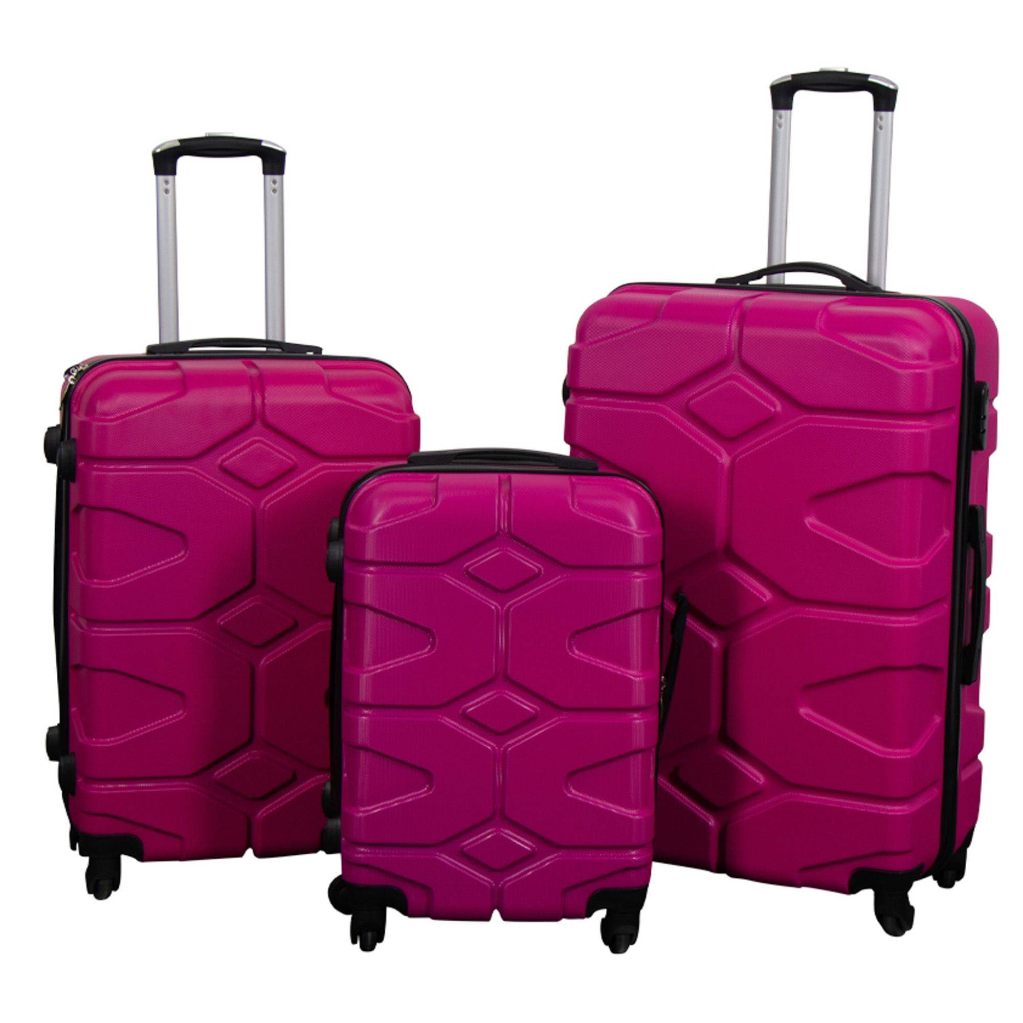 Kuffert - Hardcase rejsekuffert - Military pink - Letvægts kuffert
